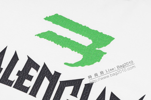 Balenciaga專櫃巴黎世家2023SS新款龜裂印花T恤 男女同款 tzy2639